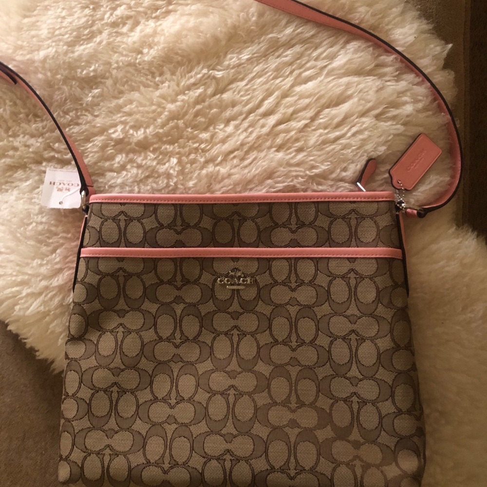 Coach Signature File Bag